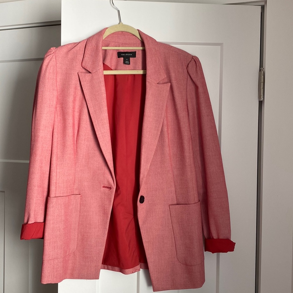 Halogen Women’s Red Blazer Size M